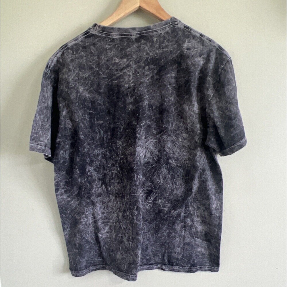 PINK FLOYD DARK SIDE OF THE MOON T Shirt Mens Medium BLACK WASH MOON - Picture 3 of 6